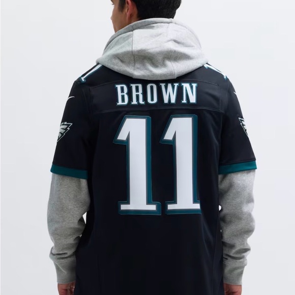 Philadelphia Eagles Nike A.J Brown Limited Jersey Sz M Retail $175 FUSE - Picture 4 of 11